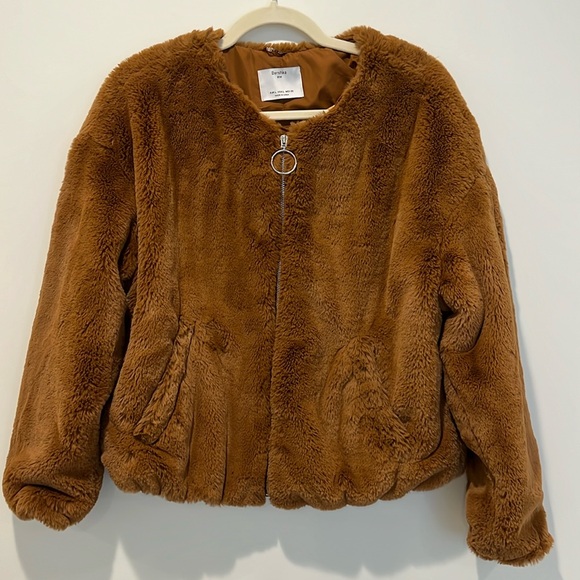 Jackets & Blazers - Bershka faux fur jacket